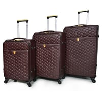 شنطة سفر جلد فاخر من مورانو مقاس 32 أنش كوفي طقم ا...