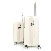 مورانو طقم شنط سفر فايبر 2 قطع بيج