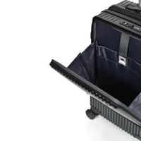 مورانو شنط سفر فايبر 20 أنش كبينة الطائرة أسود