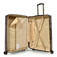 شنط سفر مورانو فايبر مكونة من 4 قطع فاخره لون عودي...