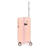 مورانو طقم شنط سفر فايبر 2 قطع وردي