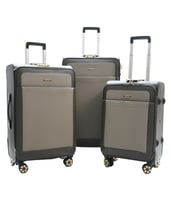 مورانو طقم شنط سفر جلد فاخر من 4 حقائب كوفي