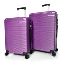 طقم شنط سفر مورانو 3 قطع فايبر بنفسجي