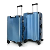 مورانو طقم شنط سفر المنيوم و فايبر ثلاثة قطع تصميم...