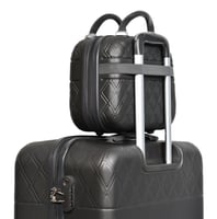 طقم شنط سفر مورانو فايبر 4 قطع لون رمادي