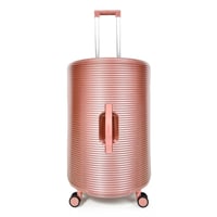 طقم شنط سفر مورانو 4 قطع بتصميم أسطواني جديد روز ق...