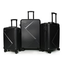 مورانو طقم شنط سفر فايبر ثلاثة قطع أسود