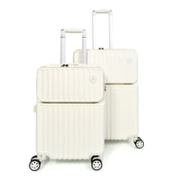 مورانو طقم شنط سفر فايبر 2 قطع بيج