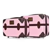 طقم شنط سفر كلاسيك مورانو من7 قطع فايبر و جلد فاخر...