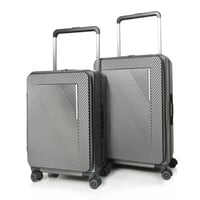 مورانو طقم شنط سفر فايبر الومينيوم يد عريض ثلاثة ق...