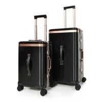 طقم شنط سفر فايبر الومينيوم من مورانو فاخر 2 قطع ل...