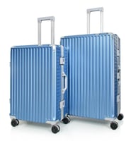 مورانو طقم شنط سفر المنيوم و فايبر ثلاثة قطع تصميم...