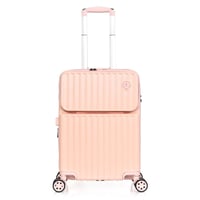 مورانو طقم شنط سفر فايبر 2 قطع وردي