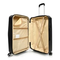 مورانو طقم شنط سفر فايبر اربع قطع أسود