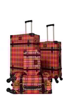 مورانو طقم شنط سفر كلاسيك جلد بلكامل اربع قطع بني