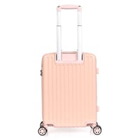 مورانو شنط سفر فايبر 20 أنش كبينة الطائرة وردي