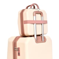 مورانو طقم شنط سفر فايبر اربع قطع بيج كاكي