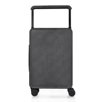 مورانو شنط سفر فايبر 20 انش بجيب أمامي أسود