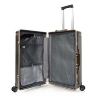 طقم شنط سفر فايبر الومينيوم من مورانو فاخر 2 قطع ل...