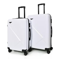 مورانو طقم شنط سفر فايبر ثلاثة قطع أبيض