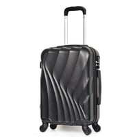 مورانو شنط سفر فايبر 20 أنش كبينة الطائرة أسود