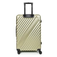 مورانو طقم شنط سفر فايبر لون أخضر زيتي مكون من 3 ح...