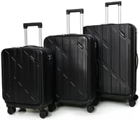 مورانو طقم شنط سفر مكون من 3 حقائب أسود