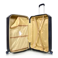 مورانو طقم شنط سفر فايبر من 5 قطع أزرق