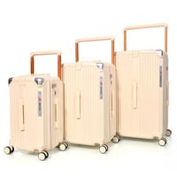 مورانو طقم شنط سفر فايبر اركان الامنيوم ثلاثة قطع...