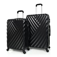 مورانو طقم شنط سفر فايبر ثلاثة قطع أسود