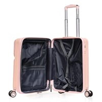 مورانو طقم شنط سفر فايبر 2 قطع وردي