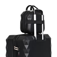 مورانو طقم شنط سفر فايبر 4 قطع أسود