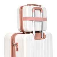 مورانو طقم شنط سفر فايبر اربع قطع ابيض كاكي