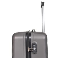 مورانو طقم شنط سفر فايبر ثلاثة قطع رصاصي