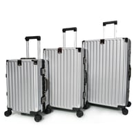 مورانو طقم شنط سفر الومنيوم ثلاثة قطع تصميم أنيق و...