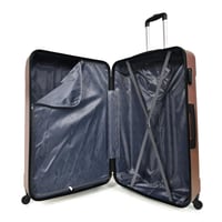 مورانو طقم شنط سفر فايبر أربع قطع روز جولد