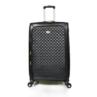 مورانو طقم شنطة سفر جلد اربع قطع اسود