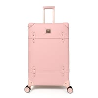 طقم شنط سفر كلاسيك جلد بلكامل مورانو اربع قطع وردي