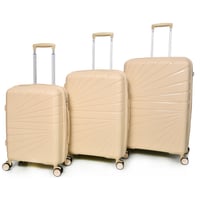 طقم شنط سفر مورانو 3 قطع PP بولي بروبلين غير قابلة...