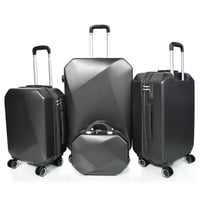 طقم شنط سفر مورانو فايبر بتصميم معين هندسي مكون من...