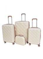 مورانو طقم شنط سفر فايبر متكامل من 3 قطع مع شنط مك...