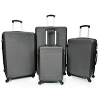 مورانو طقم شنط سفر 4 قطع فايبر بشكل مموج حديث الطر...