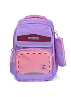 شنطة ظهر مدرسية من القماش ملون كاجول فريد