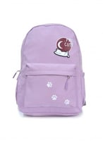 شنطة ظهر مدرسية من القماش رسمه قطه/بسة كاجول