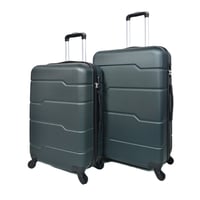 طقم شنط سفر فايبر مورانو ثلاث قطع لون أخضر