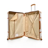 طقم شنط سفر كلاسيك مورانو من7 قطع فايبر و جلد فاخر...