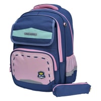 شنطة ظهر مدرسية من القماش ملون كاجول فريد