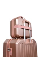 طقم شنط سفر من مورانو 4 قطع مع شنط مكياج بتصميم هن...