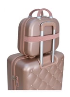 مورانو طقم شنط سفر فايبر متكامل من 4 قطع مع شنط مك...