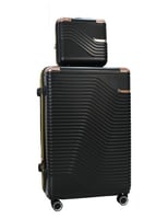 شنط سفر مورانو الفاخر اربعة قطع مع قطعتين مكياج أس...